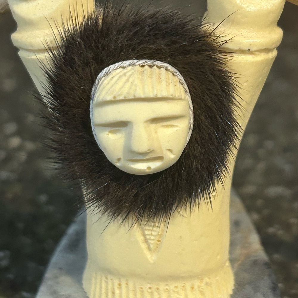 Kayak figurine 6 inches long , 3.5 tall